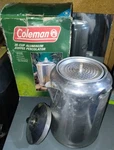 Coleman 20-CUP Aluminum Stovetop Coffee Percolator Silver 810-720T. Fixed Price $48.99.