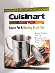 Cuisinart Sauce Pot & Basting Brush Fl. Oz. Bbq Outdoor Stainless CBP-116. Fixed Price $7.99.