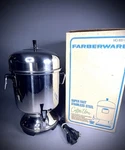 Farberware 155-A 12 Cup Banquet Percolator Coffee Maker Urn In Box. Fixed Price $85.00.