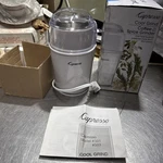 Capresso Cool Coffee Grinder & Spice White Electric Tested Mint. Fixed Price $24.00.