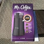 Mr. Coffee IDS57-RB 4-12 Cup Electric Grinder Black. Fixed Price $20.99.