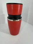 Portable Travel Red Manual Coffee Grinder Mill. Fixed Price $17.00.