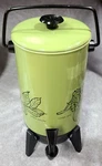 Mirro-matic 22 Cup Coffee Mocha Java Green Electric Percolator Model M-9294-47. Fixed Price $14.99.