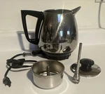 Saladmaster Jet Matic 10 Electric Coffee Tea Percolator Pot All Parts Tested. Fixed Price $43.00.