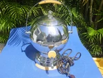 Art Deco Percolator Coffee Maker Mid Century Chrome Manning Bowman Bakelite Vtg. Fixed Price $129.95.