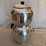 West Bend Kwik Drip Aluminum Coffee Maker Percolator Vintage Stovetop. Fixed Price $65.00.