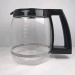 Cuisinart DCC-1200CRF Cup Coffee Maker Glass Carafe W/ Lid Black Replacement. Fixed Price $17.99.
