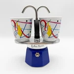 Bialetti Mini Express Arte Series Espresso Maker (kadinsky) - 2 Cup Blue. Fixed Price $59.99.