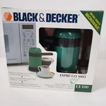 Black & Decker Mini Espresso Maker Mio EE100 Microwaveable Personal New Box. Fixed Price $14.99.
