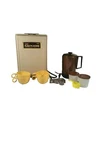 Montgomery Wards Kar-n-home Coffeemaker Travel Kit Pot Camping. Fixed Price $19.68.