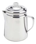 Coleman Stainless Steel Percolator 12 Cup Camping Coffee Pot Outdoor Brewer. Fixed Price $80.00.