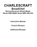 Charlescraft Bread Machine Manual TS248S, UBM810. Fixed Price $21.99.