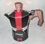 Happi Kloc One Cup Moka Stovetop Espresso Coffee Maker Black & Crome. Brand New. Fixed Price $24.95.