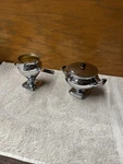 1950S Vintage Manning-bowman Coffee Creamer & Covered Sugar Cube Dish Euc. Fixed Price $20.00.