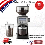 Breville Smart Pro Conical Burr Grinder, Silver, Removable, Durable. Fixed Price $199.65.