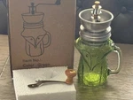 Fox Coffee Grinder Jar Mason / Lid Decor Green New. Fixed Price $29.00.