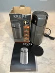 New Krups Silent Vortex Electric Grinder Model GX332B50 & Works. Fixed Price $32.99.