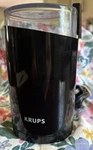 Krups Fast Touch Electric Coffee And Spice Grinder Type F203 Black Oz Tested. Fixed Price $20.00.