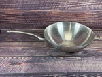 Wok Calphalon Model 155, Stainless Steel 13", Two Handles, Flat Bottom Heavyweig. Fixed Price $29.95.