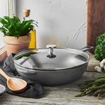 Staub 10", 2.9-QUART Enameled Cast Iron Daily Pan With Glass Lid-select Color. Fixed Price $224.00.
