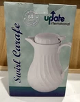 Update International Swirl White Thermal Coffee Server Carafe 64 Oz New. Fixed Price $18.99.