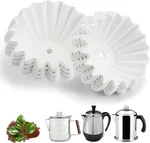 Coffee Filters For Farberware Percolators, 150 Pack, White, 6/9 Cup. Fixed Price $17.80.