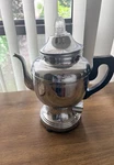 Vtg 50'S Electric Farberware Coffee Pot Percolator Cord Model #208 Art Deco. Fixed Price $69.00.