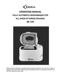 Delta Bread Machine Manual BB1350 Operating Free Shipping. Fixed Price $16.79.
