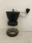 Hario Hand Operated Coffee Mill Grinder Glass Bowl. Fixed Price $23.00.