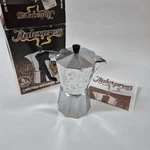 Italexpress Pezz Etti 6 Shot Espresso Maker Italian 8.5" Coffee Made In Italy. Fixed Price $24.99.