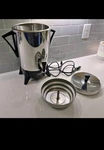 Coffee Percolator Vintage Sunbeam 12-30 Cup Model AP50 Stainless Steel Mcm. Fixed Price $44.95.