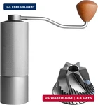 Manual Coffee Grinder, Adjustable Grinding Settings, Stainless Steel Burrs, Port. Fixed Price $69.82.