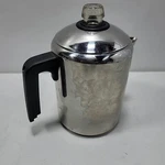 Vtg Farberware L7680 4 Cup Stainless Stovetop Coffee Pot Classic Series 1970S. Fixed Price $31.87.