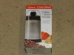 Capresso Cool Pro Coffee & Spice Grinder. Capacity 3.5OZ 15CUPS New. Fixed Price $33.50.