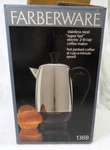 Vtg Farberware Electric Coffee Pot Maker Percolator Superfast 138B Cup Nos. Fixed Price $100.99.