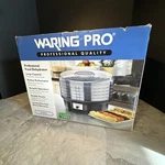 New Waring Pro DHR30 Dehydrator 5 Stackable Trays Dry Herbs Fruit & Jerky. Fixed Price $33.75.