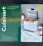 Cuisinart Custom Convection Bread Maker CBK-210NAS With 16 Menu Options New Ob. Fixed Price $195.00.