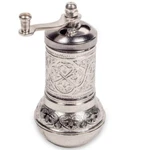 4.3'' Pepper Salt Spice Seed Mill Grinder New Silver Color Turkish. Fixed Price $17.75.