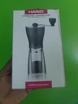 Hario Coffee Mill Hand-ground Ceramic Slim MSS-1TB Transparent Black In Box Dhl. Fixed Price $44.99.