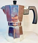 New Sisitano Espresso Maker, 9OZ Moka Pot 6 Expresso Cups, Cuban Coffee. Fixed Price $17.95.