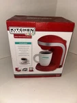 Kitchen Selectives Single Serve Coffee Maker Red. Fixed Price $25.00.