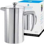 Grosche Dublin Stainless Steel Double Wall Insulated French Press, 34 Fl Oz.. Fixed Price $62.99.