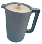 Vintage Tupperware Pitcher Container Jug 1676-6 Country Blue W/push Botton Lid. Fixed Price $12.94.