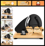 Manual Bread Slicer For Homemade Sourdough - Adjustable Width, Sharp Blade, Scal. Fixed Price $74.99.