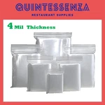 2'' X 10'' = 4 Mil Thick Clear Zipper Reclosable Poly Bags By Quintessenza. Fixed Price $80.99.