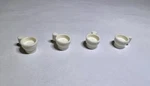 Lego Lot 4 White Coffee Mug Cups Tea Minifigure Kitchen New City Friends. Fixed Price $7.79.