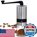 Nocturnal Cafe Manual Coffee Grinder Hand Crank Burr Bean 6. Fixed Price $53.12.