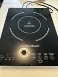 Hamilton Beach 34104 Portable Induction Cooktop Burner 1800W Countertop Black. Fixed Price $40.00.