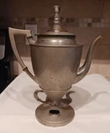 M49 Antique Hotpoint Edison 114P34 Percolator Coffee Maker Pot W/ Basket No Cord. Fixed Price $24.99.