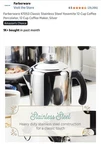 Farberware 47053 Classic Stainless Steel Yosemite 12-CUP Coffee Percolator New. Fixed Price $42.05.
